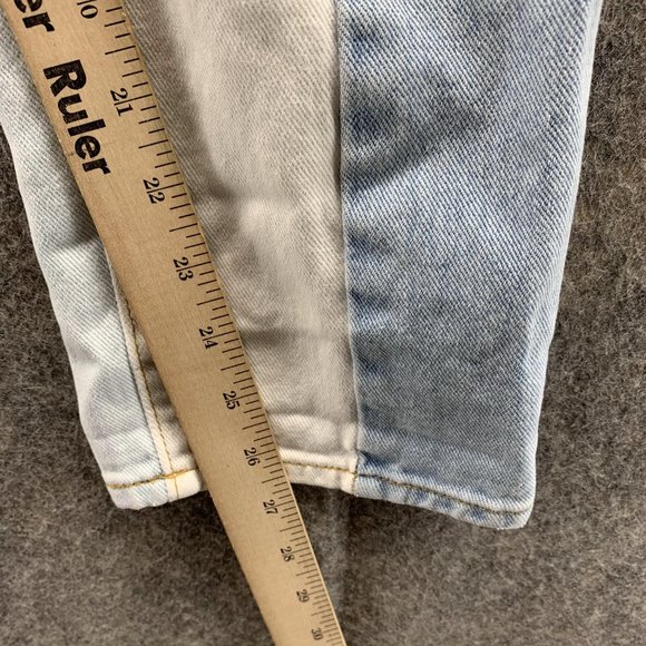 Pacsun Jeans Women 24 Ladies Blue Denim Pants Mom Jean Pockets Outdoors - Picture 7 of 12